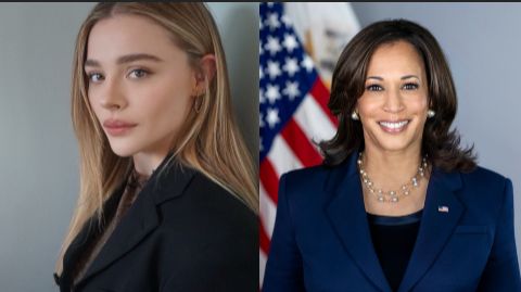 Chloë Grace Moretz endorses Kamala Harris