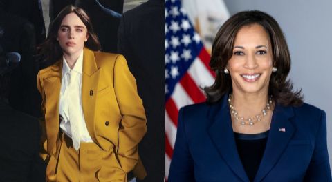 Billie Eilish endorses Kamala Harris