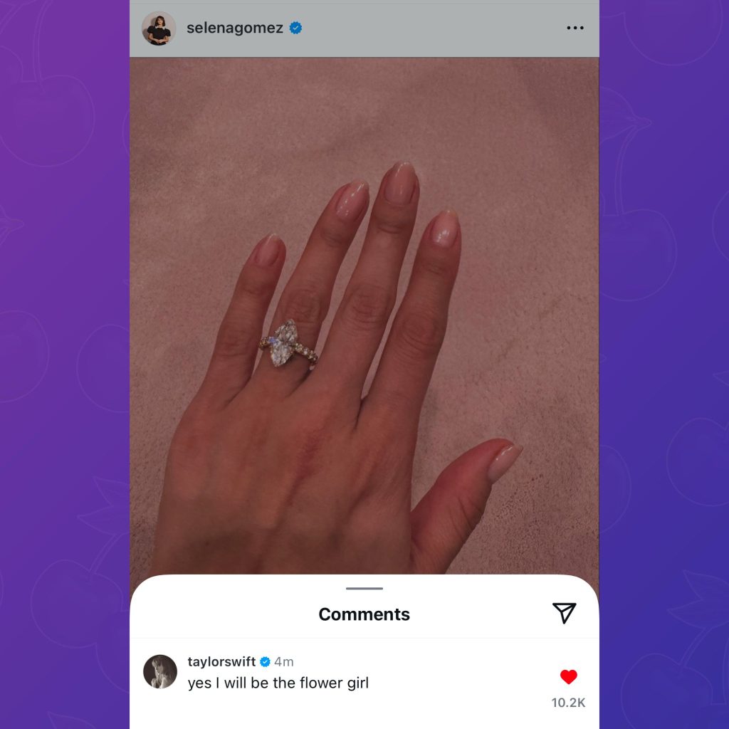 Taylor Swift, Gordon Ramsay Congratulates Selena Gomez on Her Engagement 